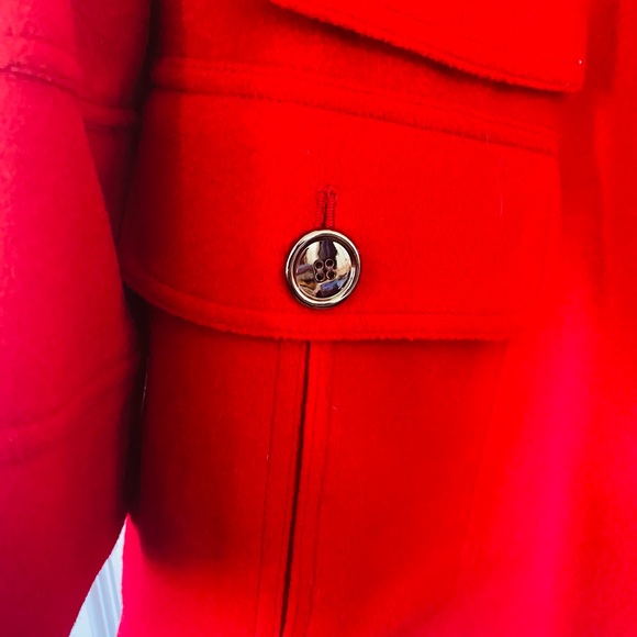 60% Lamb Wool - Red Pea Style Coat - Picture 5 of 8